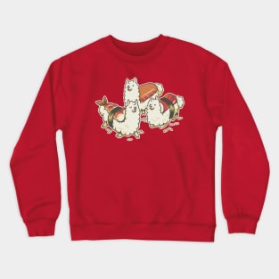 Alpaca Sushi Niguiri Crewneck Sweatshirt